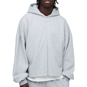 2025 nuevo OEM de alta calidad Premium logotipo personalizado de gran tamaño hombres Drop Shoulder Hoodies personalizado 3D Puff impreso Heavy Hoodie Basics - Product Image 3