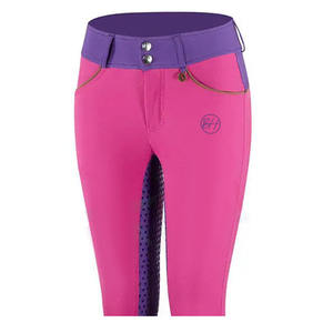 2023 nueva venta al por mayor de ropa ecuestre de cintura alta para mujer asiento completo de silicona pantalones de montar a caballo Leggings Pantalones deportivos - Product Image 4