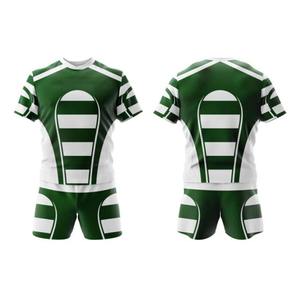 Uniforme personalizado de rugby para hombre al por mayor Jersey sublimado transpirable de secado rápido ropa de fútbol elegante - Product Image 1