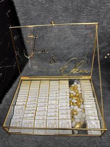 Caja de Joyería Rectangular de Latón y Vidrio Ecológica Hecha a Mano de Lujo con Acabado Dorado, Diseño de Tamaño Personalizable para Almacenamiento de Joyas - Product Image 4