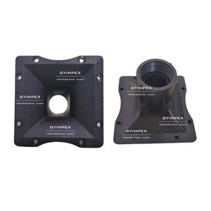 Diffuseur de son pour haut-parleur à guide d'ondes de type line array 98*98*67mm, cornet de diffusion avec filetage - Product Image 1