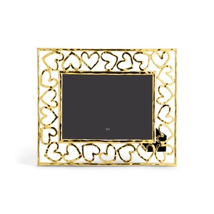 กรอบรูปโลหะทำมือพร้อมการตกแต่งดอกไม้และตกแต่งแบบเรียบง่ายเหมาะสำหรับการตกแต่งในธีมวินเทจ - Product Image 4