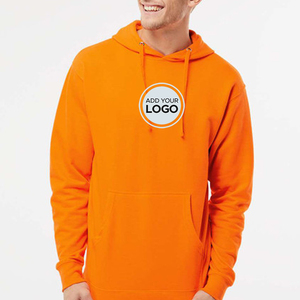 100% Cotton Neon Cotton-Blend Relaxed-fit Hoodie with Embroidered Logo Hoodie - Product Image 4