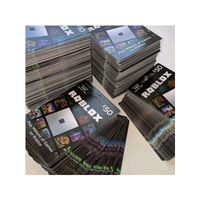 Carte-cadeau Roblox de qualité supérieure 200 400 800 1700 2000 2200 4500 Robux OEM DIY en plastique bleu