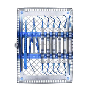 Kit de microchirurgie dentaire manuelle de précision, kit de chirurgie périodontale, clinique hospitalière, procédures des tissus mous, ensemble chirurgical buccal en acier inoxydable - Product Image 5