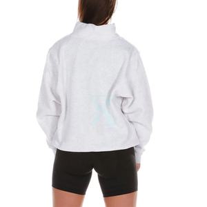 Sudaderas de calle con media cremallera y logotipo personalizado de alta calidad para mujer, sudaderas 100% de algodón hechas de alta calidad con media cremallera para mujer - Product Image 5