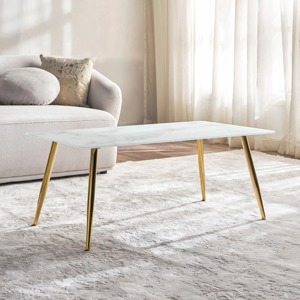 Table cylindrique ronde élégante en or conçue pour les chambres à coucher et les coins décoratifs avec un attrait intemporel - Product Image 3