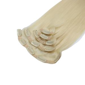 Extensión de cabello humano Remy con Clip, calidad de lujo, virgen, fábrica de Vietnam - Product Image 1