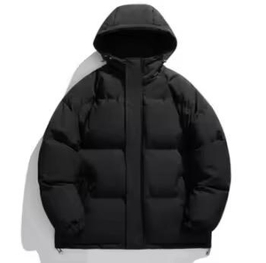 เสื้อแจ็คเก็ตพัฟเฟอร์บุผ้าฝ้ายทรงสลิมสไตล์เกาหลีสำหรับผู้ชาย ฤดูหนาว ปี 2026 คอตั้ง สีพื้น เสื้อโค้ทกันหนาว - Product Image 2