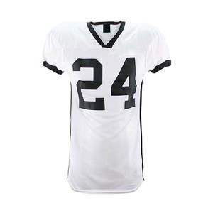 Uniforme de football américain personnalisé de haute qualité 100% polyester à manches courtes disponible en couleurs personnalisées vente en ligne - Product Image 2