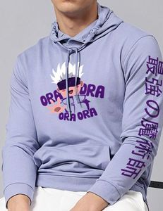 Impreso Anime Ora Gojo Sataro invierno con capucha 100% algodón Sudadera con capucha con bordado y diseños teñidos lisos - Product Image 5
