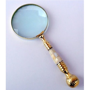 Loupe en laiton pour lire des livres loupe en laiton Antique finition à la main décor loupe prix de gros - Product Image 4