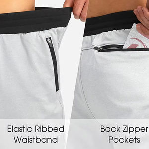 กางเกงวิ่งออกกำลังกายในยิมของผู้ชายกางเกงผ้าแคนวาสแบบสลิมฟิตแห้งเร็วดีไซน์ใหม่ล่าสุด - Product Image 6