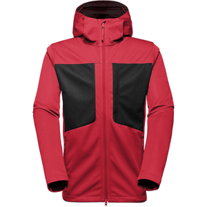 เสื้อโค้ทผ้านิ่มมีฮู้ดสำหรับเดินป่าและเดินป่าแบบทางการลายพรางกันน้ำกันลม - Product Image 3