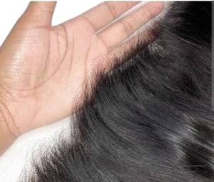 Encaje FRONTAL HD con TEMPLE, cabello sin procesar crudo de la INDIA - Product Image 1