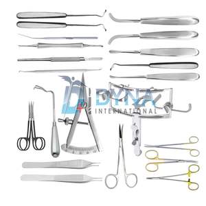 Ensemble de 22 pièces de haute qualité pour fente labiale, ensemble de bâillon buccal dentaire, ensemble de chirurgie plastique certifié CE - Product Image 1