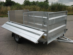 Remolque para Ganado, Semirremolque de Tres Niveles con Valla de Acero, 5.2m X 3.5m X 2m, Capacidad de Carga 200kg, Remolque Utilitario para Aves de Corral - Product Image 6