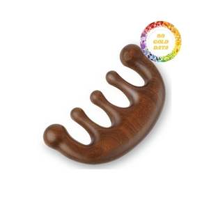 High Quality Natural Wooden <b>Massage</b> Comb Designed For <b>Scalp</b> Comfort And Relaxation Handmade By Skilled Artisans In Vietnam - Product Image 4