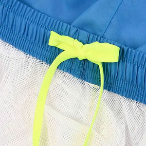 กางเกงว่ายน้ำขาสั้นสำหรับผู้ชายกางเกงขาสั้นชายหาดย้อมสีล้วนแห้งเร็วออกแบบใหม่ - Product Image 4