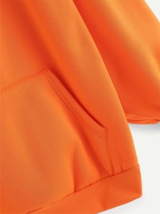 Women's Drawstring Cropped Hoodies Winter Warm Fleece Pullover Vintage <b>Crop</b> <b>Top</b> Hoodies for Girls by Standard International - Product Image 4