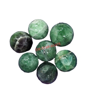 ลูกบอลฟลูออไรต์สีเขียวพลอยทรงกลมซื้อออนไลน์จากดาวใหม่อาเกต: ขายส่งฟลูออไรต์พลอยทรงกลม - Product Image 1