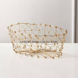 Canasta de frutas y pan de ratán de hierro nueva y duradera ideal para almacenar pan y frutas frescas con un toque elegante a precio de venta - Product Image 5