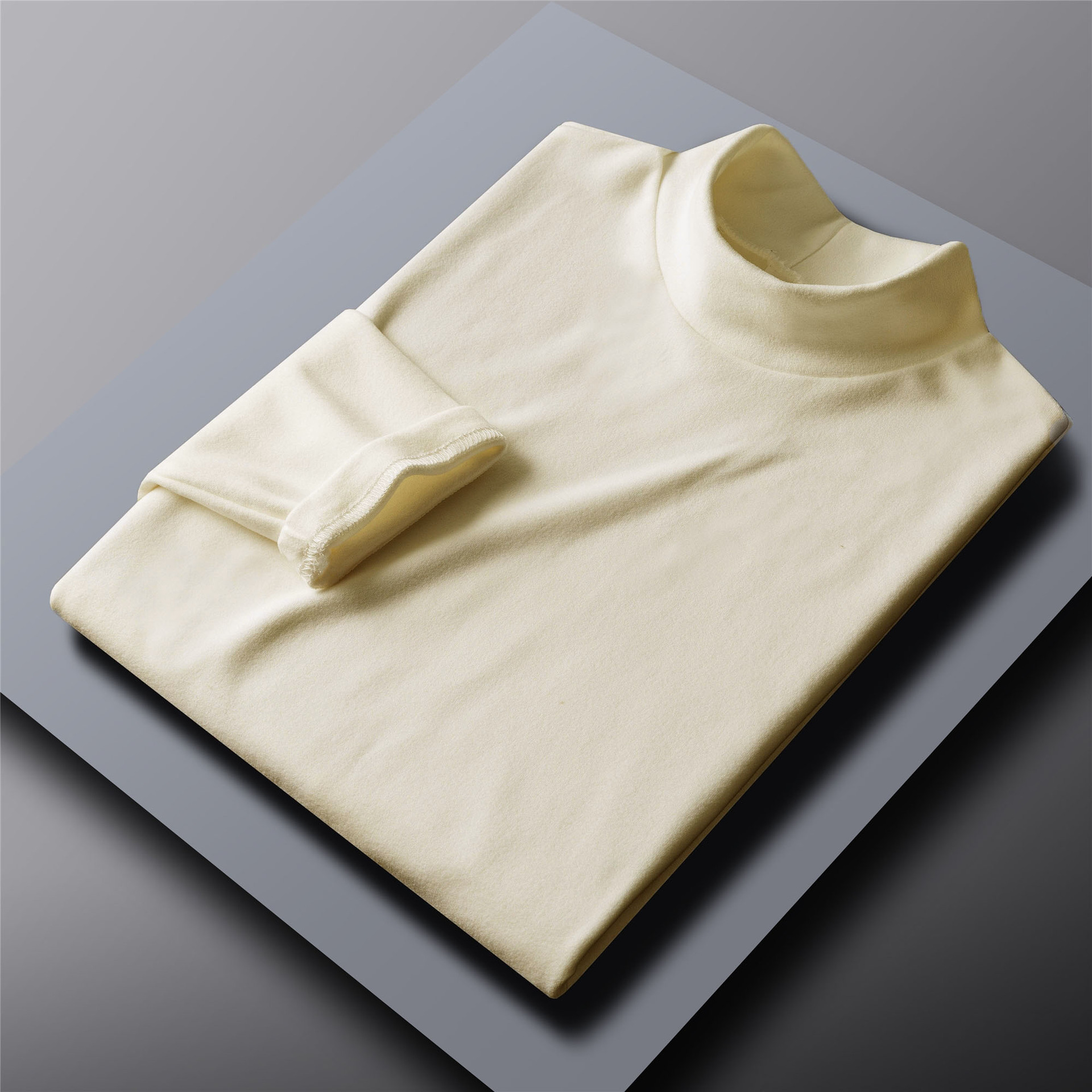 2305 Apricot Turtleneck
