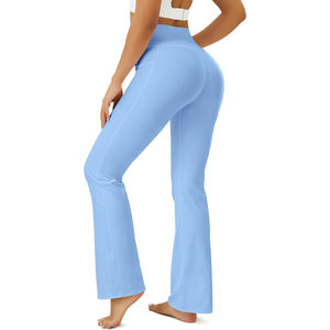 Service OEM Meilleures ventes Leggings froissés sur les fesses Pantalons de yoga Leggings de gym pour femmes Leggings de gym noirs - Product Image 3