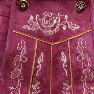 2025 vêtements bavarois brodés personnalisés Shorts nouveau cuir de daim de vache Lederhosen motif solide Style décontracté - Product Image 5