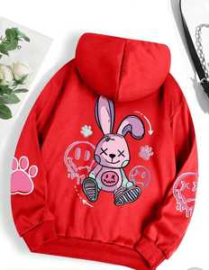เสื้อฮู้ดผ้าฟลีซคอตตอน 100% ระบายอากาศได้ดี สำหรับฤดูใบไม้ร่วง แขนยาว ปักลาย มีกระเป๋า  รับผลิตตามแบบ OEM  ลายเรียบ - Product Image 3