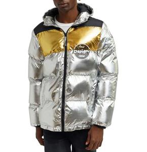 Chaqueta acolchada de invierno de lujo para hombre, tela de lona de alta calidad, capucha transpirable, cuello levantado, decoración de sublimación, bolsillo - Product Image 3