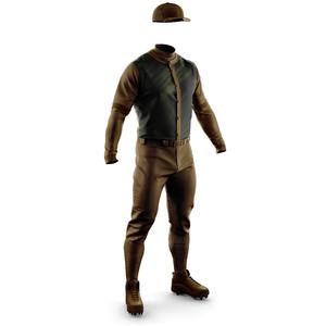 Uniforme de Béisbol Ligero con Logotipo Personalizado, Uniforme de Béisbol Transpirable a Precio Económico para Hombre - Product Image 3