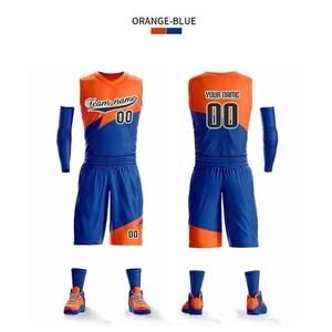 Uniformes de baloncesto de secado rápido de talla grande para hombre al mejor precio, uniformes de baloncesto de equipo de competición de Entrenamiento Personalizados - Product Image 2