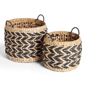 Jardinière en jacinthe d'eau, décoration de jardin, prix bas, jardinières en osier naturel, panier de présentation de plantes - Product Image 4