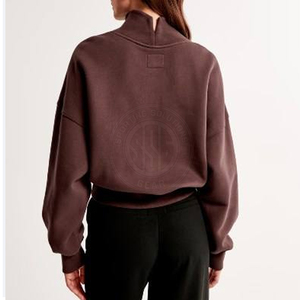 Women <b>Mock</b> <b>Neck</b> Sweatshirt Soft Stylish Knit <b>Top</b> Casual Wear Daily Fashion Winter Comfort Use Women <b>Mock</b> <b>Neck</b> Sweatshirt - Product Image 4