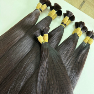Grande vente ! Cheveux humains vierges en vrac, vente en gros de mèches de cheveux vietnamiens bruts provenant d'un fournisseur, double trame, Remy non traité, brut - Product Image 1