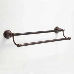Toallero de metal negro de alta calidad que proporciona un uso duradero y una elegante organización contemporánea del baño - Product Image 2