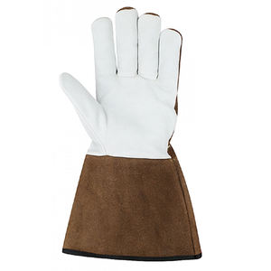 Gants de soudage en cuir de chèvre noir de qualité supérieure en gros/Nouveau dernier design 2025 Gants de soudage - Product Image 2