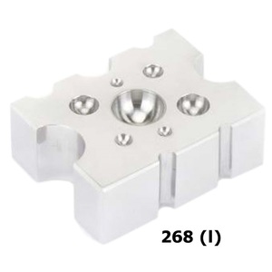 Bloque de diseño para repujado 2 x 2.1/2 x 1 pulgada con acabado espejo, herramientas de joyería de hierro - Product Image 3