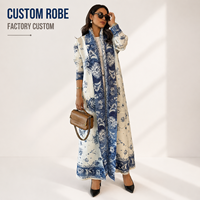 Abaya plissée sur mesure, fabricant de vêtements pour femmes OEM, fournisseur de robes à marque privée pour les marques de boutiques, production en petites séries