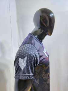 Hot Custom Poliéster Mezcla de algodón Camisetas para hombres Sublimación Impreso Camisetas Hombres Gimnasio Slim Fit Camisas O-cuello de secado rápido - Product Image 5