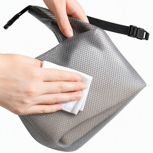 Sac de natation en maille imperméable grande capacité, sac de rangement portable pour vêtements mouillés, pochette de voyage pour la plage et les articles de toilette - Product Image 1