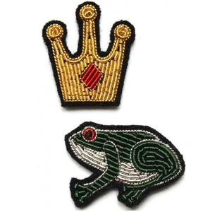 Broche de renne brodée à la main avec des perles, design unique de flocon de neige en perles de graines, cadeaux de Noël et de mariage pour enfants - Product Image 5