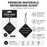 Diffuseur de parfum pour voiture personnalisé avec logo, en papier coton, toutes formes, différentes odeurs, parfum intense, longue durée, évaporation naturelle