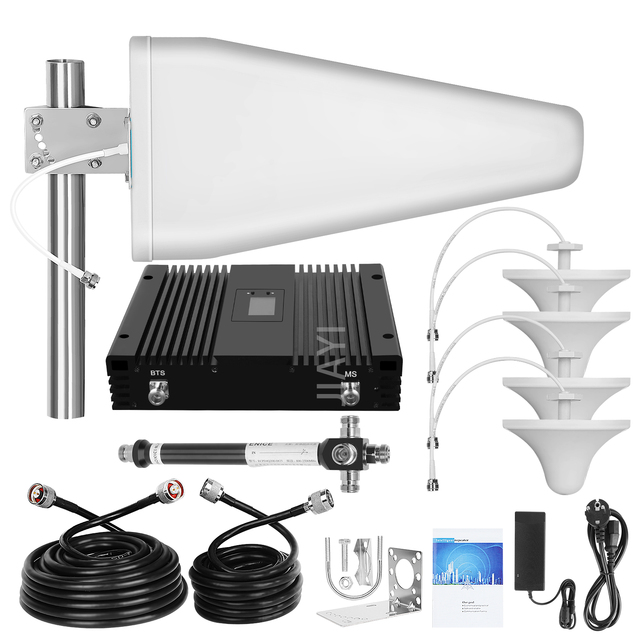 Best selling GSM900mhz/DCS1800mhz/2100mhz network booster powerful amplifier high quality network repeater