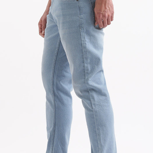 Pantalones vaqueros rectos informales de alta calidad para hombre, ropa de calle con estampado elegante, tela suave Premium, lavado ligero, cantidad a granel - Product Image 6