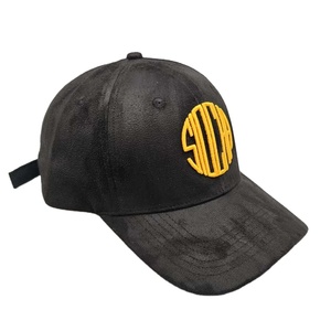 Casquette de camionneur vintage à 6 panneaux non structurés avec logo de broderie en coton personnalisé-Panneau en maille pour l'extérieur et les voyages. - Product Image 1