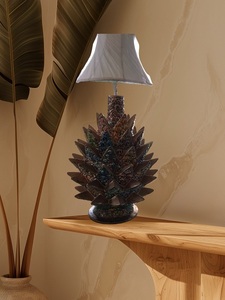 Lampe de table durable en papier mâché pour décoration intérieure de chambre à coucher - Product Image 2