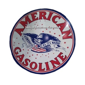 ป้ายโลหะเคลือบด้วยมือทนทานสูงออกแบบได้ตามต้องการรูปทรงยุโรป - Product Image 5