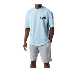 Camisetas de Manga Corta para Hombre, Ajustadas, Transpirables, con Logotipo Personalizado, 100% Algodón, de Alta Calidad - Product Image 4